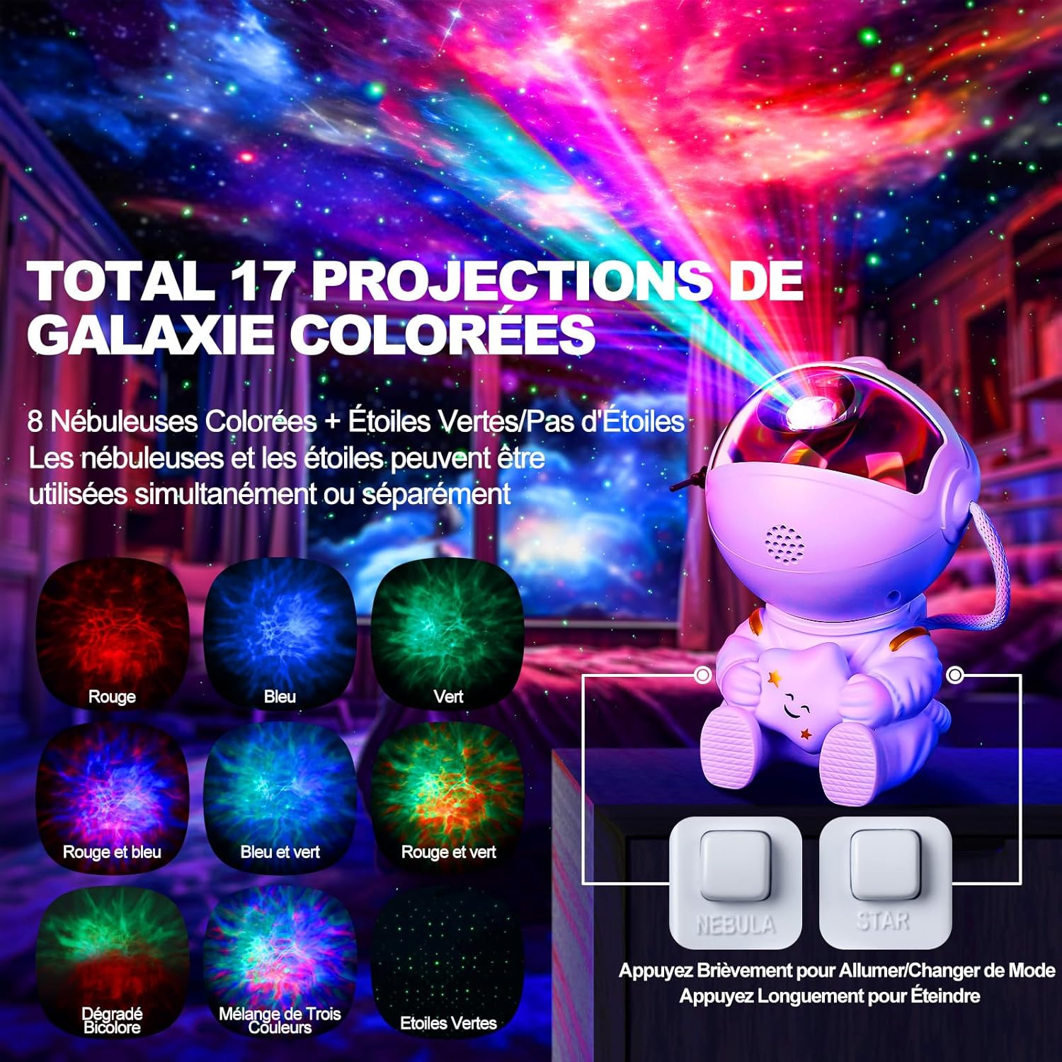 Projecteur Lumière astronaute